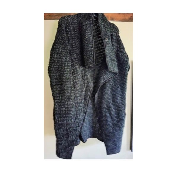 EILEEN FISHER Merino Wool/Alpaca Snap Jacket - Picture 1 of 2